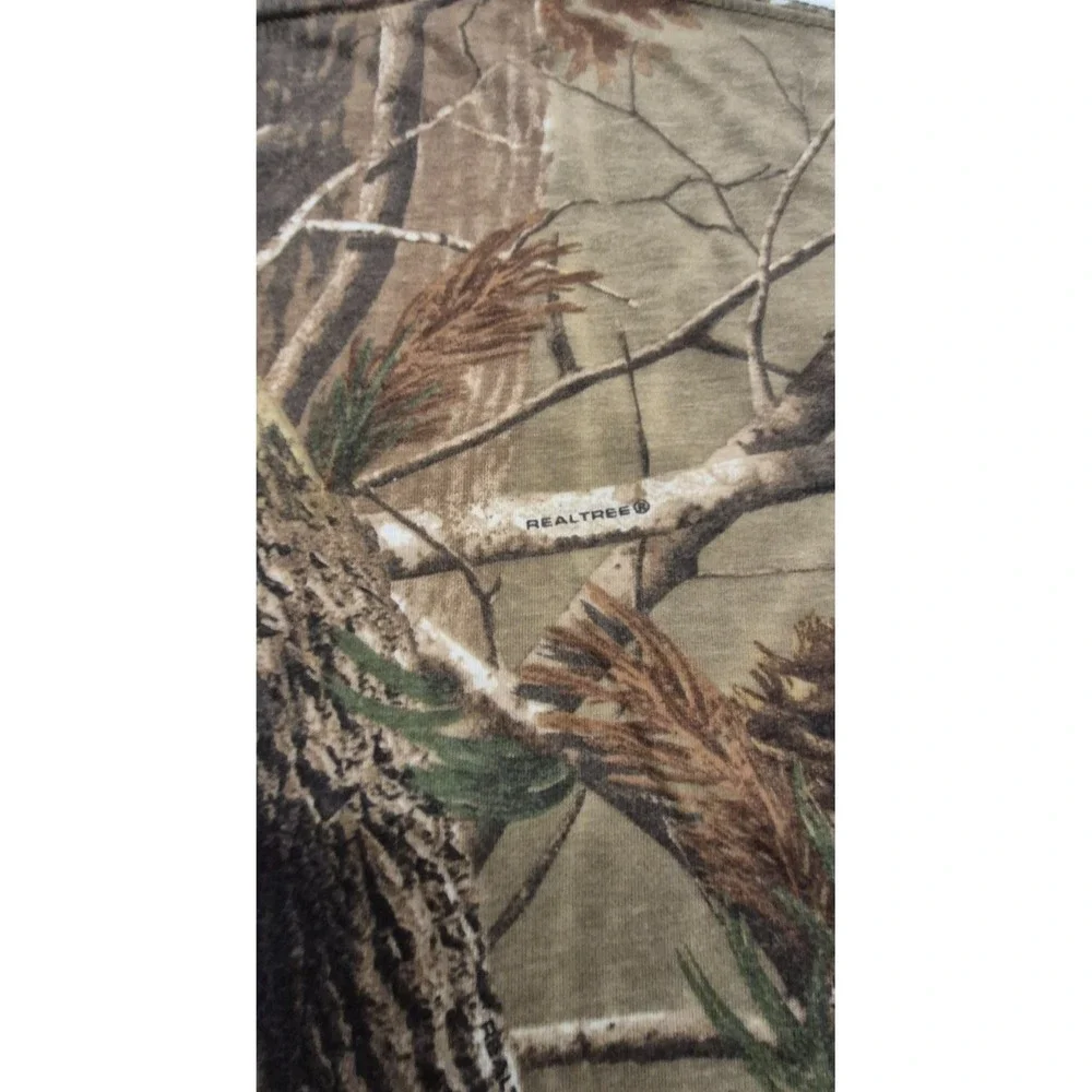 Paramount‎ Outdoors Men's Camo T-Shirt LG Bone Collector graphic Reatree Y2K